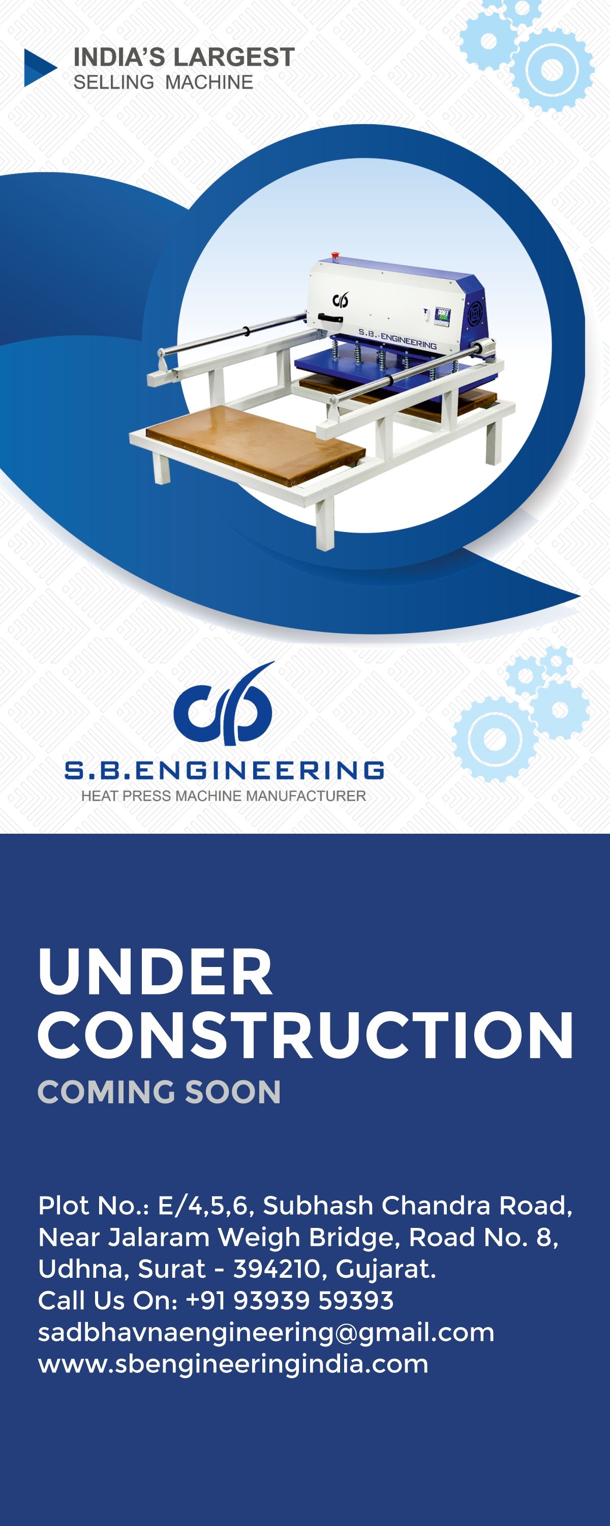 SB Engineering - Heat Press Machine Manufacturer